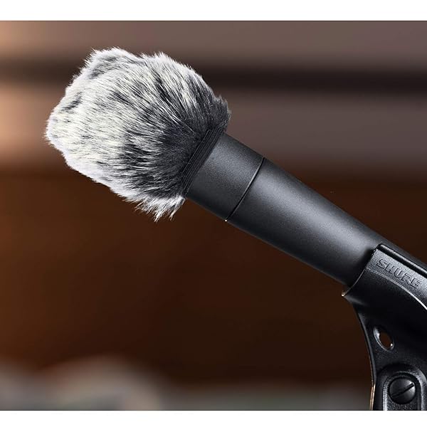 SUNMON SUNMON Microphone Furry Windscreen for Shure A2WS SM57 and 545 Series Muff Windshield Windjammer Deadcat - View 7 of 7