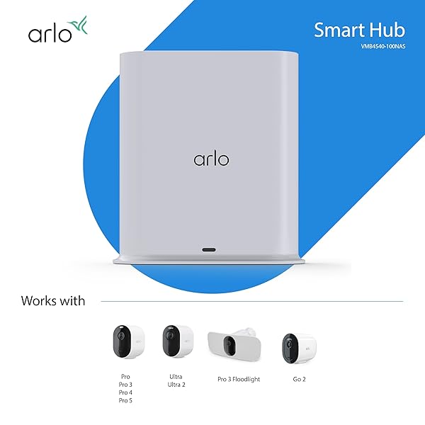 Arlo Arlo Pro SmartHub VMB4540: Connects Arlo Cameras to Wi-Fi - Compatible with Ultra 2, Pro 5S 2K, Floodlight & More - View 7 of 8