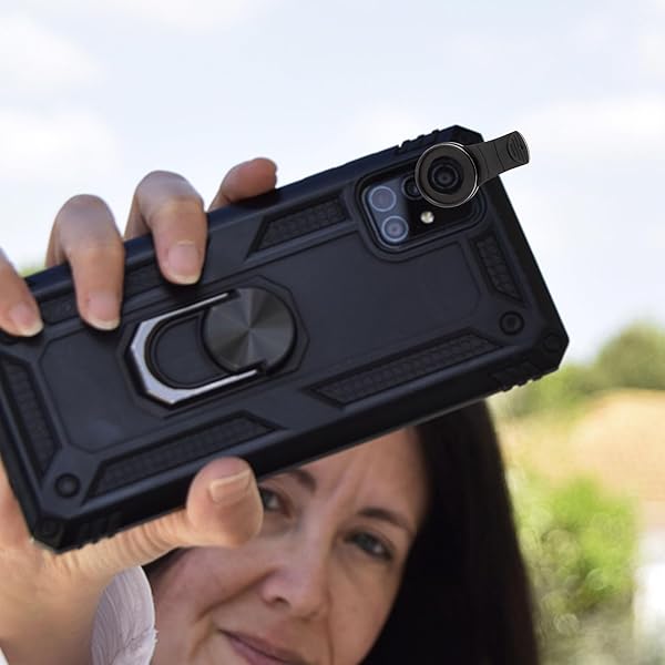 Hemobllo Hemobllo Phone Camera Lens 37mm 15X Macro Clip-on Magnifying Lens for Close-up Photography External Glass Optic Attachment for Smartphones Black - View 6 of 9