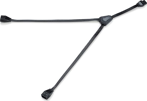 Kuryakyn "Upgrade Your Ride: Kuryakyn 2813 Prism+ LED Light Wiring with 12" Y-Connectors - Black Motorcycle Lighting" - View 2 of 2