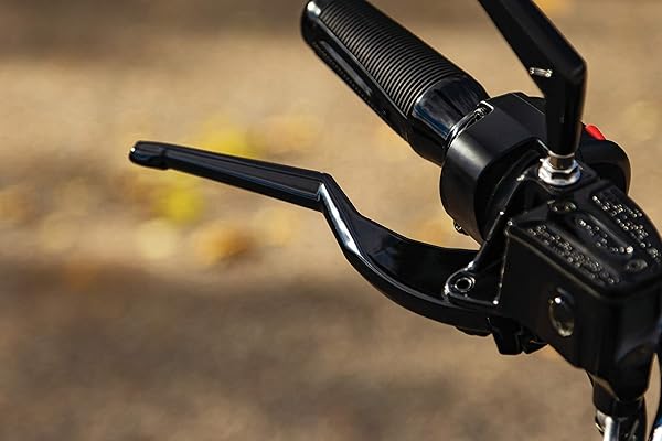 Kuryakyn Upgrade Your 2017-19 Indian Scout: Kuryakyn 7169 Gloss Black Legacy Levers - Motorcycle Accent Accessory - View 3 of 3