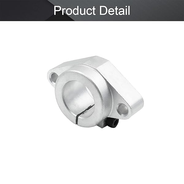 Othmro Othmro 6pcs Aluminum Linear Motion Rail Clamping Rod Guide Support for 25mm Shaft - View 3 of 4