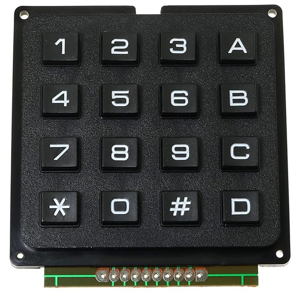 RLECS RLECS Matrix Array Switch Tactile Keypad Module 16 Keys Button for Arduino 4x4 Keypad MCU Board - View 4 of 6