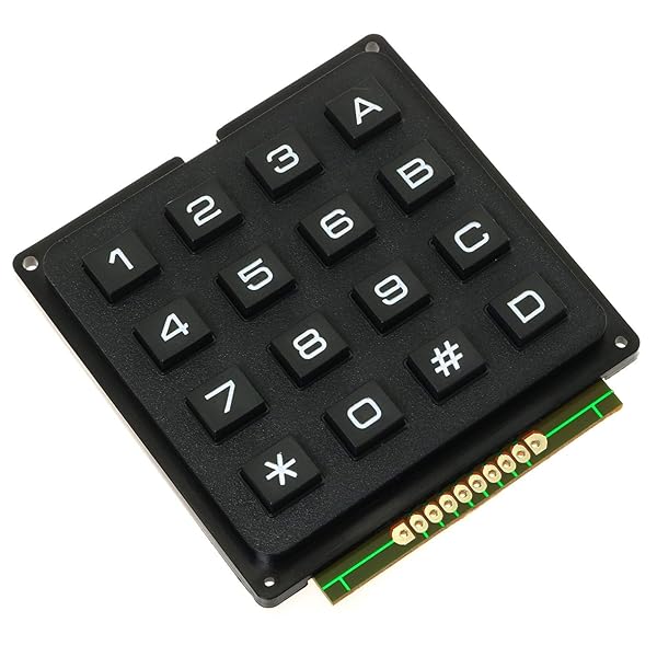 RLECS RLECS Matrix Array Switch Tactile Keypad Module 16 Keys Button for Arduino 4x4 Keypad MCU Board - View 3 of 6