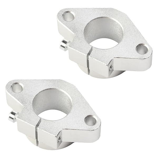 Othmro Othmro 2Pcs Linear Motion Rail Ball Bearing Clamping Guide Support for 25mm Diameter Shaft Aluminum Slide Rail - View 5 of 7