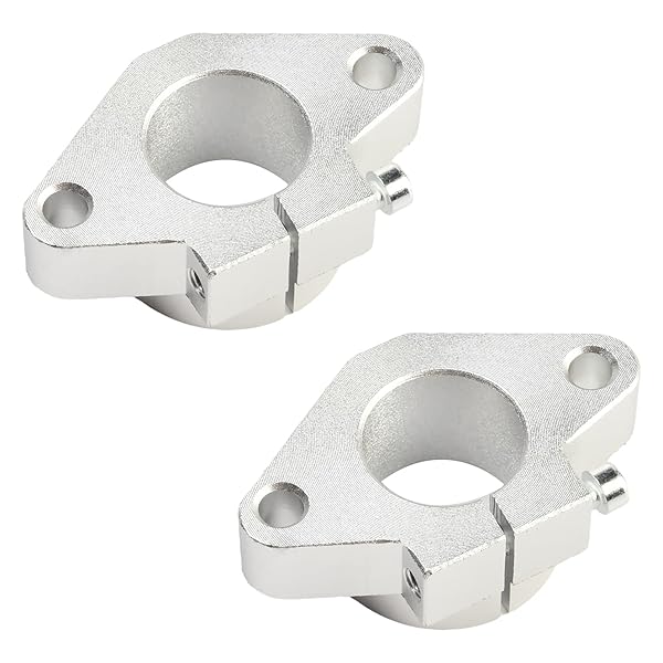 Othmro Othmro 2Pcs Linear Motion Rail Ball Bearing Clamping Guide Support for 25mm Diameter Shaft Aluminum Slide Rail - View 7 of 7