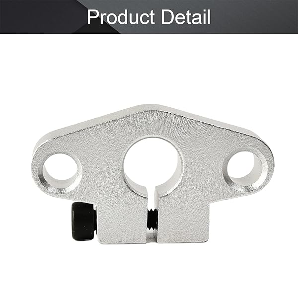 Othmro Othmro 2pcs SHF10 Aluminum Linear Motion Rail Clamping Rod Guide Support for 10mm Shaft - View 4 of 4