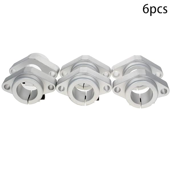 Othmro Othmro 6pcs SHF30 Aluminum Linear Motion Rail Clamping Rod Guide Support for 30mm Shaft - View 2 of 4