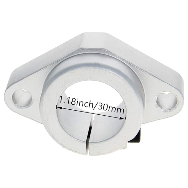 Othmro Othmro 6pcs SHF30 Aluminum Linear Motion Rail Clamping Rod Guide Support for 30mm Shaft - View 4 of 4