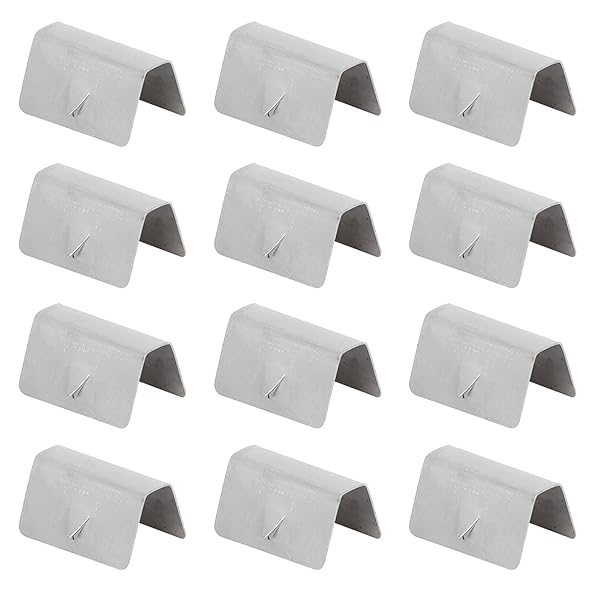 12pcs Stainless Steel Wind Deflector Clips for G3 - Durable Rain Guard Channel Fitting & Retaining Window Clips