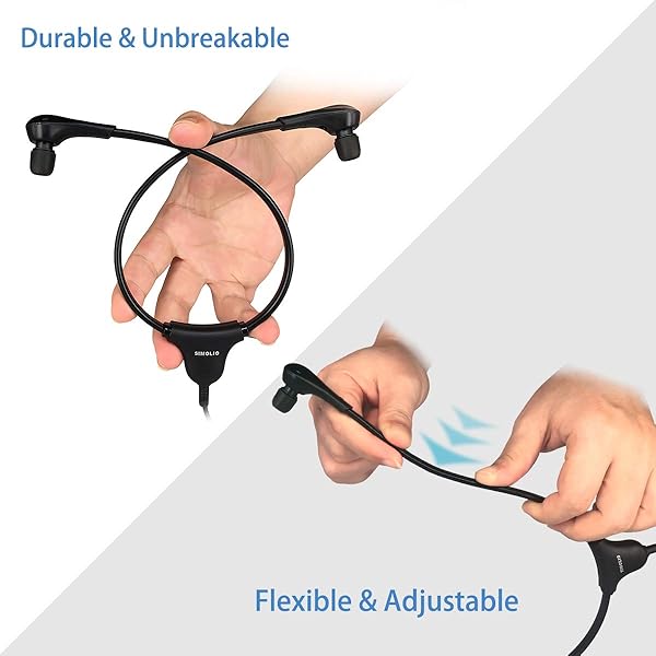 SIMOLIO SIMOLIO Lightweight Stereo Headset with Mic and Volume Control Soft Memory Foam Ear-Tips 4.9FT Audio Cord Wired PC Headphones SM-901M - View 7 of 7