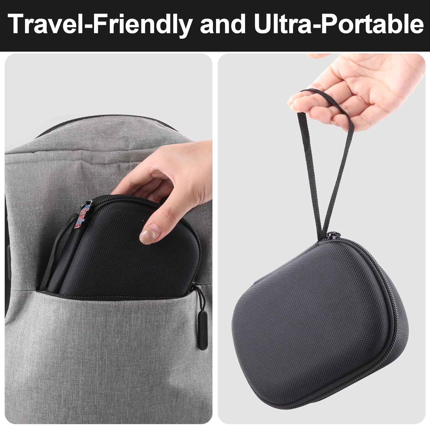 khanka Khanka Hard Travel Case for Logitech MX Master 3 and 3S Wireless Mouse Black Replacement - View 6 of 9