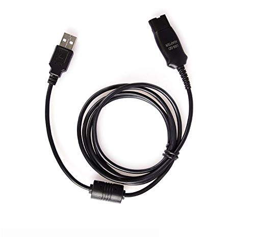 AVIMABASICS DA95 USB QD Cable Adapter for Plantronics H251 H261 HW291N HW301N HW710 HW720 Headsets Compatible and Reliable Connection