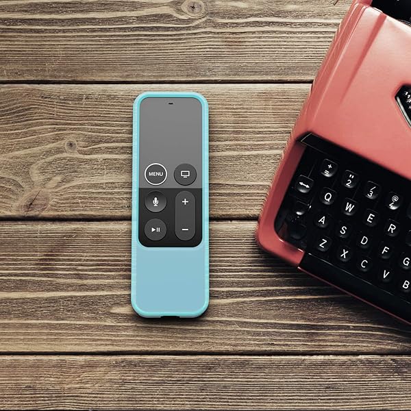 FINTIE Fintie Shock Proof Silicone Case for Apple TV 4K Remote Honey Comb Series Glow in the Dark Blue Cover - View 10 of 10