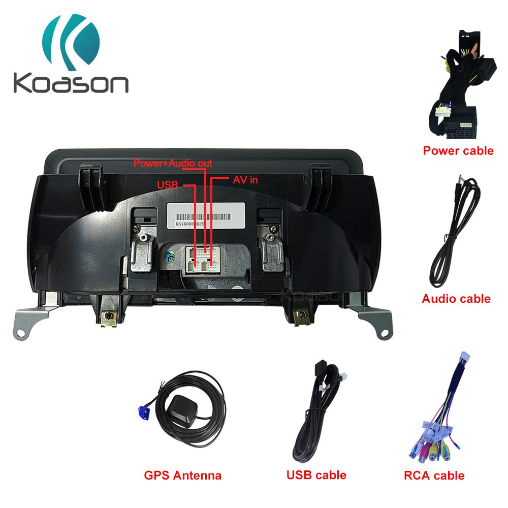 Koason KOASON 10.25 Inch Blueray Antiglare Monitor Wireless CarPlay Android Auto GPS for BMW X5 X6 X5M X6M E70 E71 2011 to 2013 Upgrade - View 5 of 8