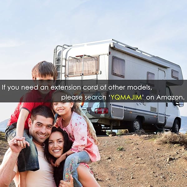 YQMAJIM 4 Pin Dash Cam Cable 65 Ft 2.5mm Male to 4 Pin Backup Camera Cord Ultra Long Cable with Reverse Trigger for Trucks RVs Trailers and More - View 6 of 7