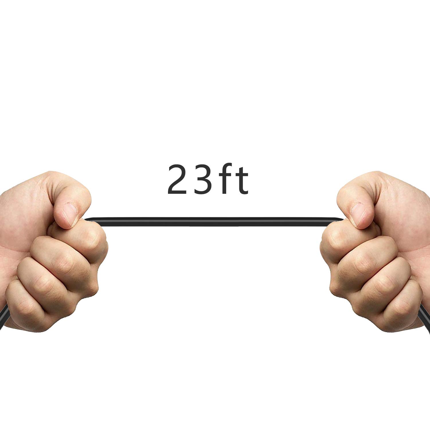 YQMAJIM 4 Pin Dash Cam Cable 23 Ft 2.5mm Male to 4 Pin Backup Camera Cord for Trucks RVs Trailers SUVs and More - View 3 of 7