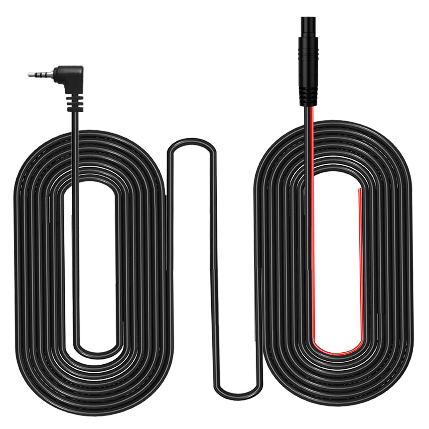 YQMAJIM 4 Pin Dash Cam Cable 23 Ft 2.5mm Male to 4 Pin Backup Camera Cord for Trucks RVs Trailers SUVs and More