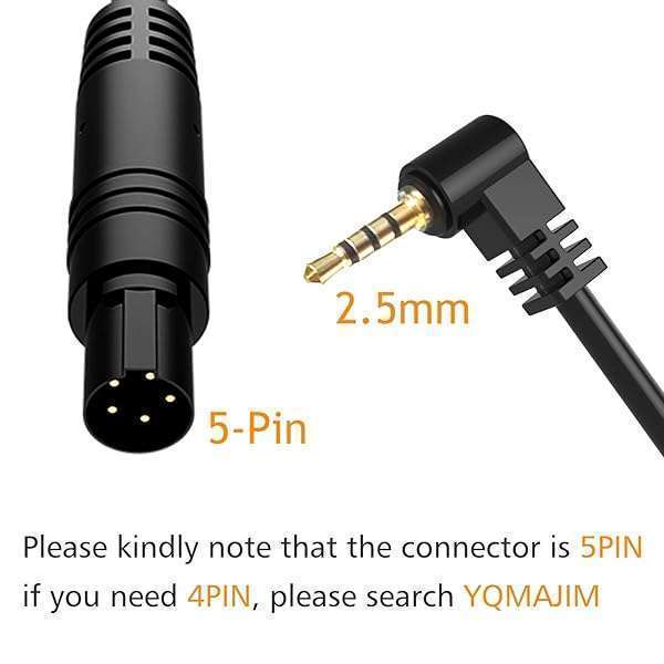 YQMAJIM 33 Ft 5 Pin Dash Cam Cable - Ultra Long Backup Camera Cord for Trucks, RVs, SUVs & More - View 4 of 9