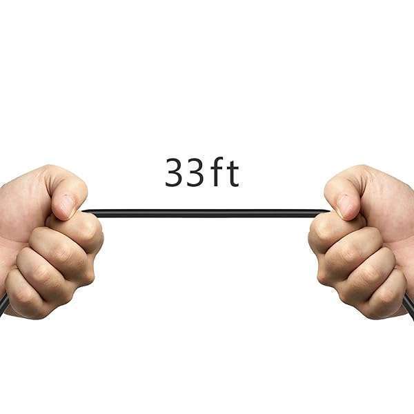 YQMAJIM 33 Ft 5 Pin Dash Cam Cable - Ultra Long Backup Camera Cord for Trucks, RVs, SUVs & More - View 5 of 9