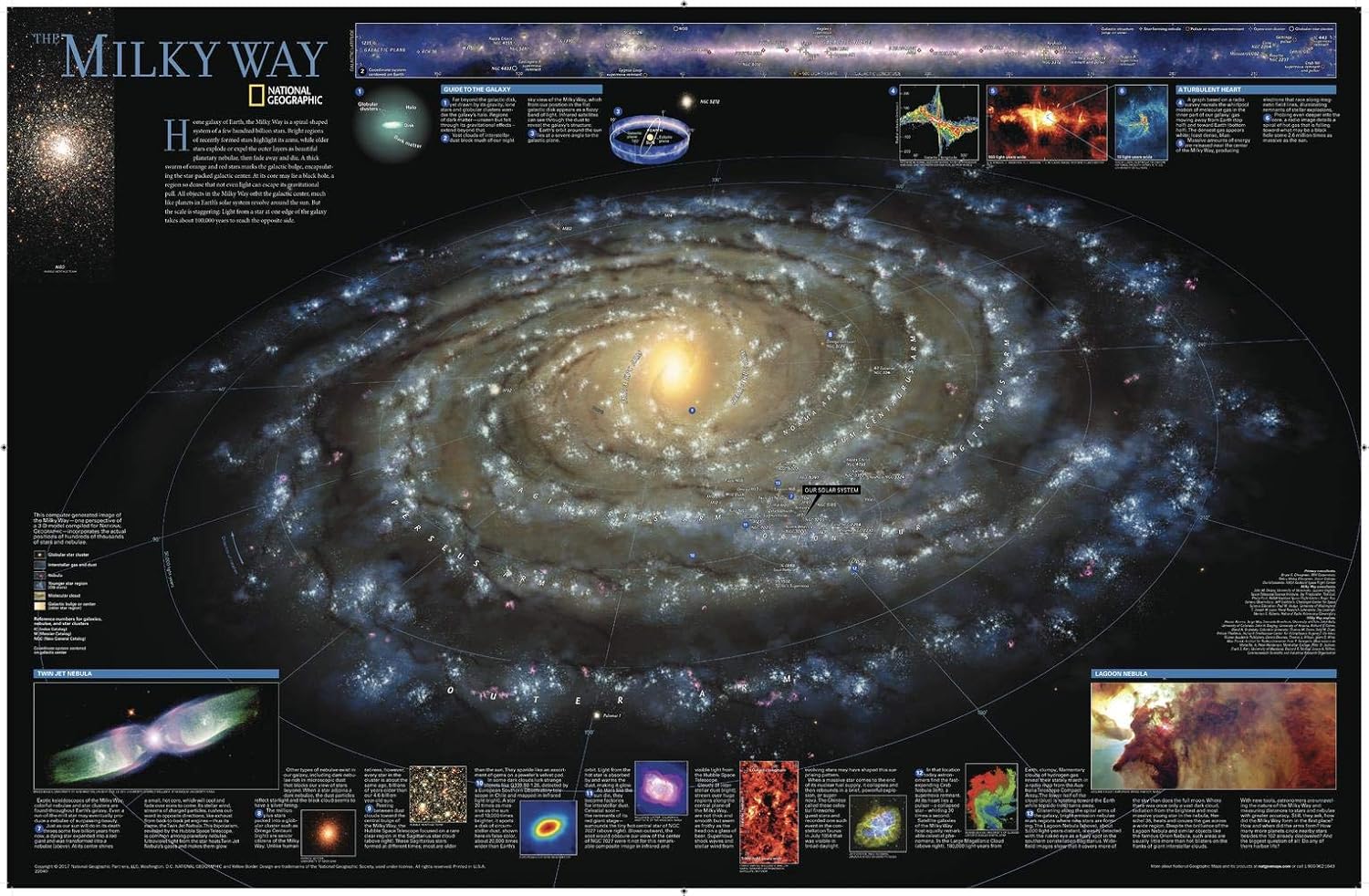 National Geographic National Geographic The Milky Way Poster 31.25 x 20.25 inches Art Quality Print