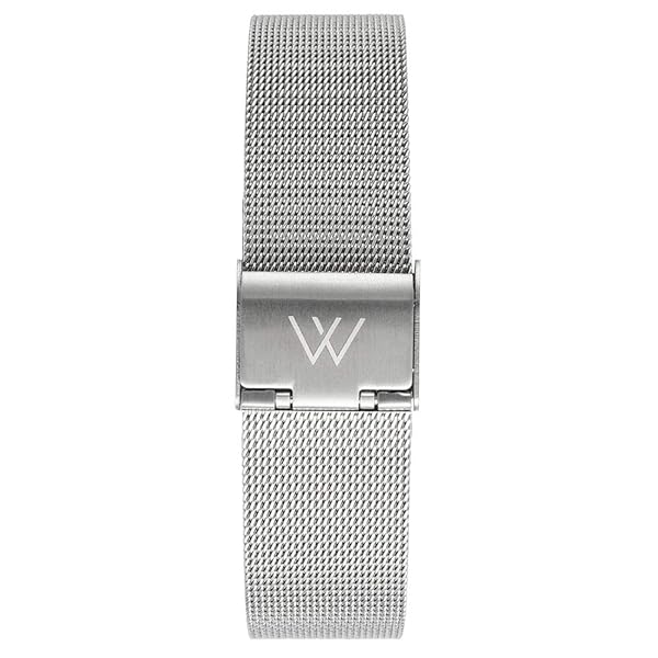 Wristology Buy Wristology 18mm Silver Metal Mesh Watch Band - Quick Release Milanese Strap for Men & Women