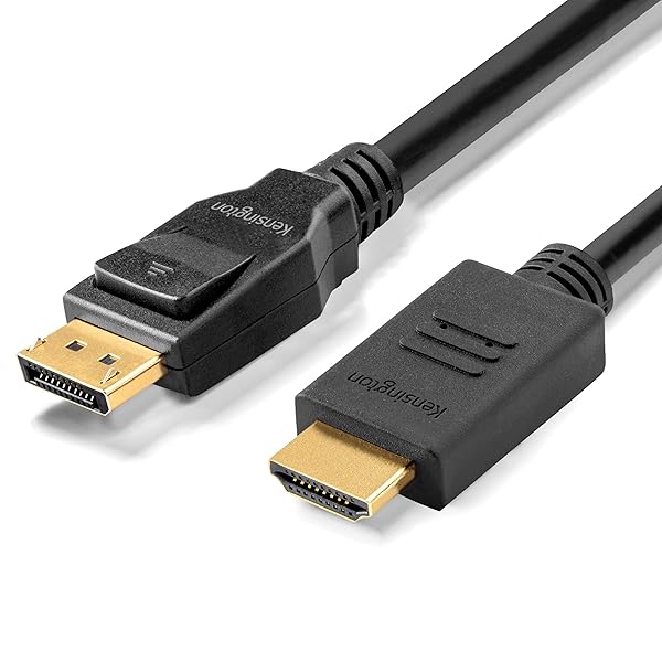 Kensington Kensington DisplayPort 1.2 to HDMI 1.4 Cable 6ft - High-Quality Video & Audio Connection (K33025WW)