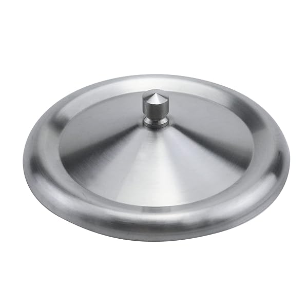 Antrader Antrader Stainless Steel Round Tea Coffee Glass Water Cup Lid Cover Dustproof Fits 3.6 to 3.9 Inch Diameter Cups