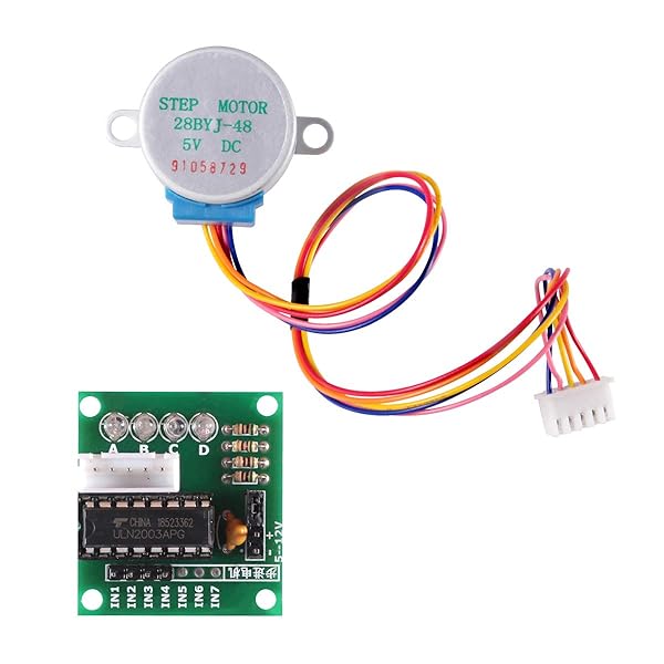 Atnsinc 6 PCS 28BYJ-48 Stepper Motors with ULN2003 Driver Board - 5V High Performance Kit - View 4 of 8