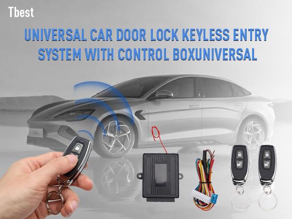 Tbest Keyless Entry Car Kit Universal Remote Central Locking System with 2 Remotes LB-402 L248 Auto Keyless Entry for Easy Car Access - View 9 of 9