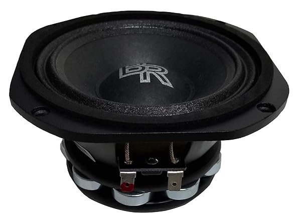 Bass Rockers "High-Power Bass Rockers Neodymium Speakers - 5.25" BRM5ND, 8 Ohm, 90.2dB for Car, Home & Office Audio"