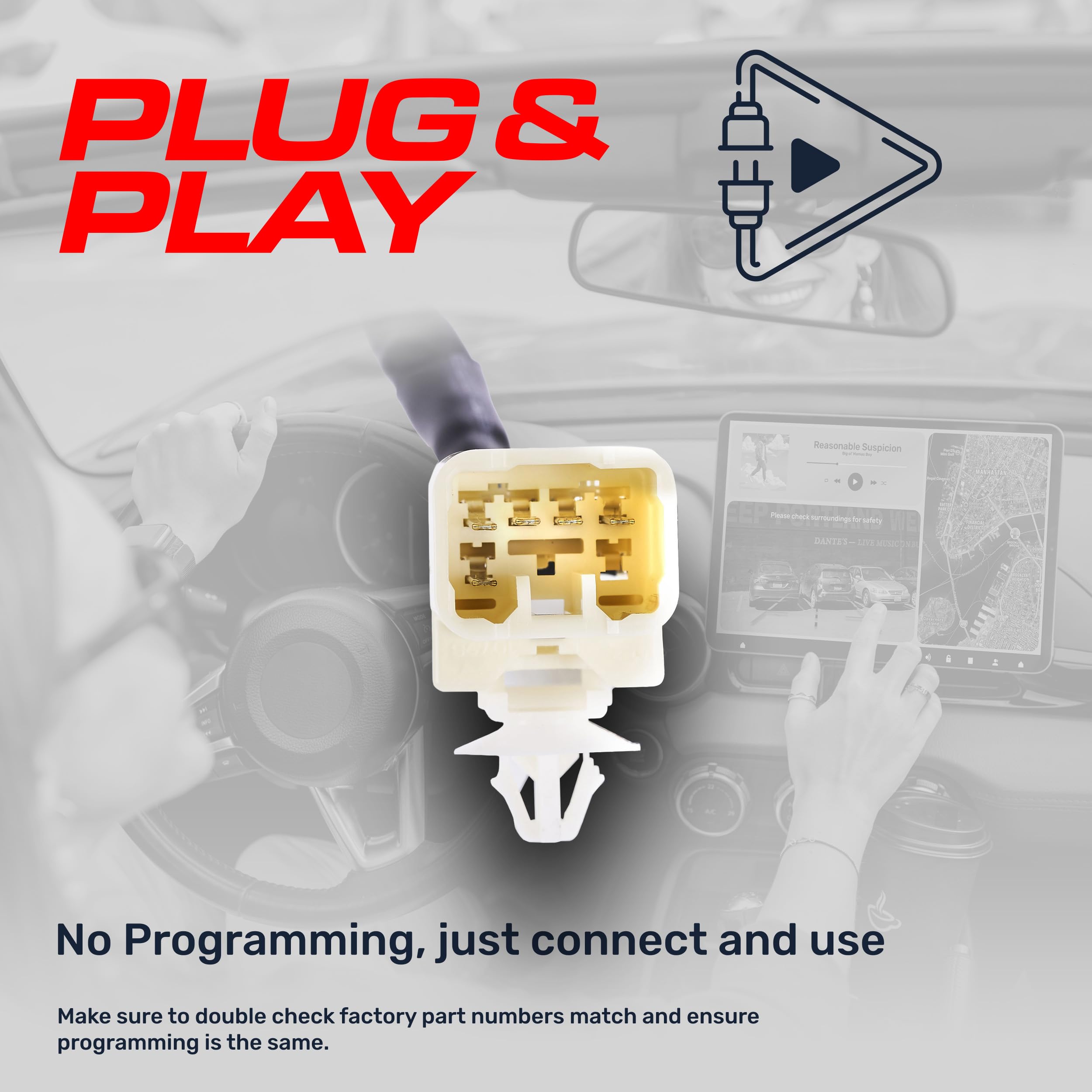 Master Tailgaters Master Tailgaters Mitsubishi Outlander Type 2 2012-2013 Backup Camera Replacement OE Part 8781A058 - View 5 of 7