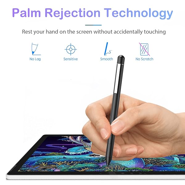 hacey Best Active Pen for HP Pavilion x360, Envy x360 & Spectre x360 - Compatible & Stylish (Black) - View 7 of 8