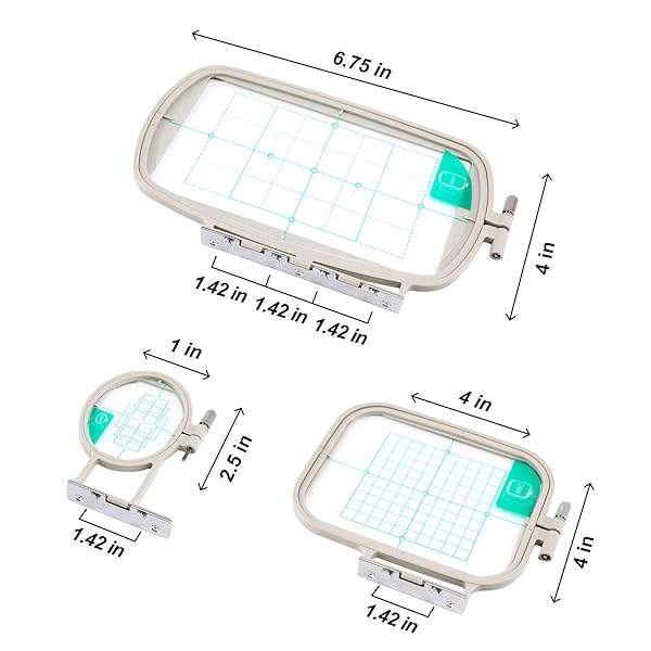 Sew Tech 3-in-1 Sew Tech Embroidery Hoops for Brother SE700, SE600, PE535 & More - Perfect Fit for Babylock Machines! - View 5 of 11