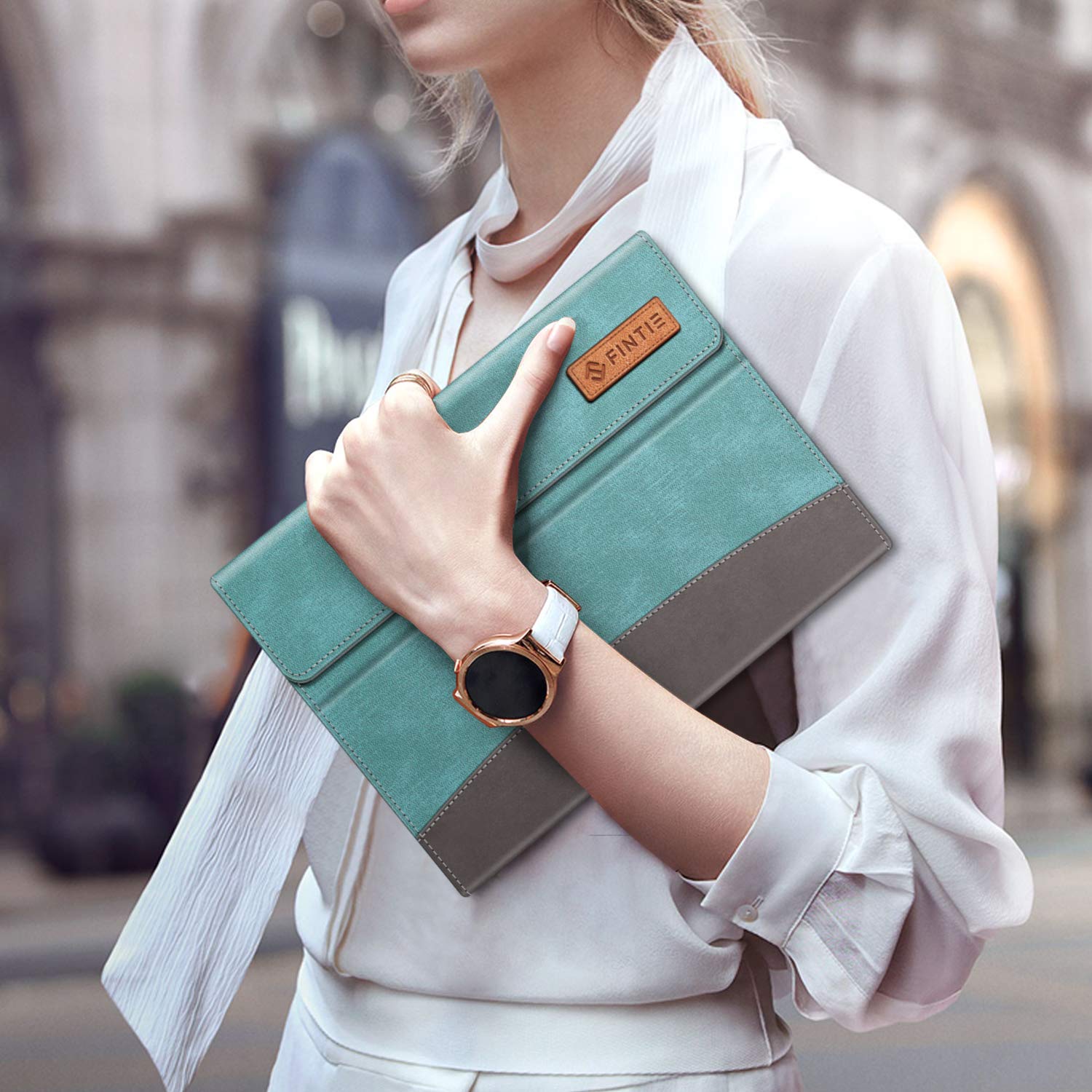 Fintie Turquoise Case for Samsung Galaxy Tab S6 10.5 2019 Model SM-T860 T865 T867 with S Pen Charging Multiple Angle Portfolio Cover - View 7 of 9