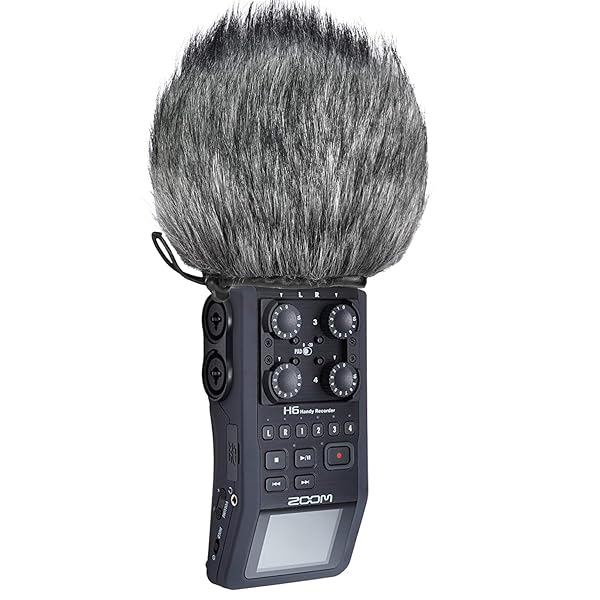YOUSHARES YOUSHARES H6 Windscreen Muff & Foam for Zoom H6 Recorder - 2 Pack Microphone Windscreen for Indoor/Outdoor Use - View 6 of 8