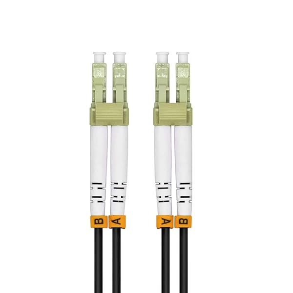 Jeirdus Jeirdus 50M LC to LC 10G OM3 Outdoor Armored Duplex Fiber Optic Cable Jumper - 50/125 Multimode Patch Cord - View 2 of 6