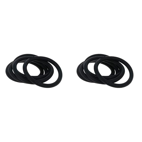 Othmro Othmro 10pcs Nitrile Rubber O-Rings 5mm Wire Dia 50mm OD for Oil Air Sealing Professional Plumbing Car Repair Black - View 2 of 3