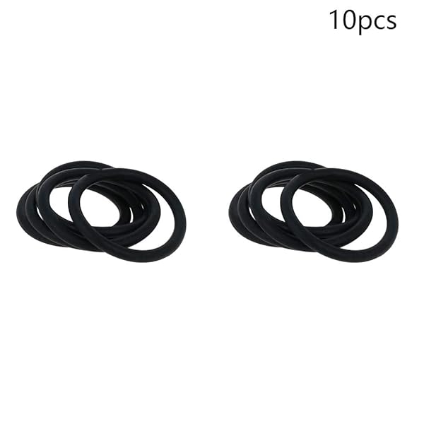 Othmro Othmro 10pcs Nitrile Rubber O-Rings 5mm Wire Dia 50mm OD for Oil Air Sealing Professional Plumbing Car Repair Black - View 3 of 3
