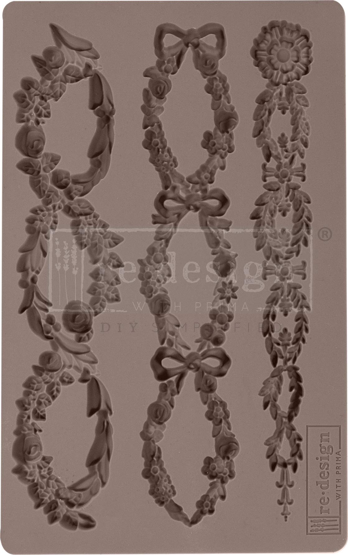 PRIMA MARKETING INC Prima Marketing Inc Redesign Mould 5X8 CHN Floral Chain for Crafting and DIY Projects