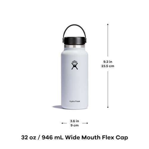 Hydro Flask Hydro Flask Wide Flex Cap White 32 Oz - Durable, Leak-Proof & Stylish Water Bottle Accessory - View 6 of 8