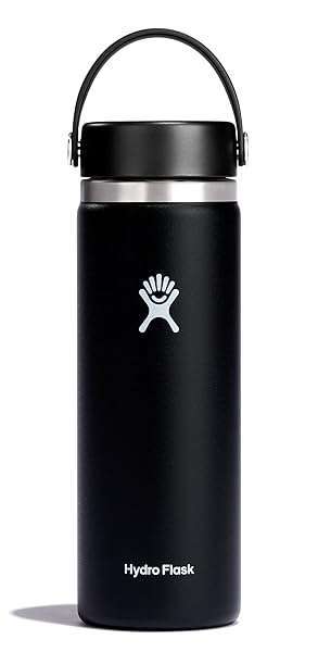Hydro Flask Hydro Flask Wide Flex Cap Black 20 Oz - Durable, Stylish & Perfect for Hydration