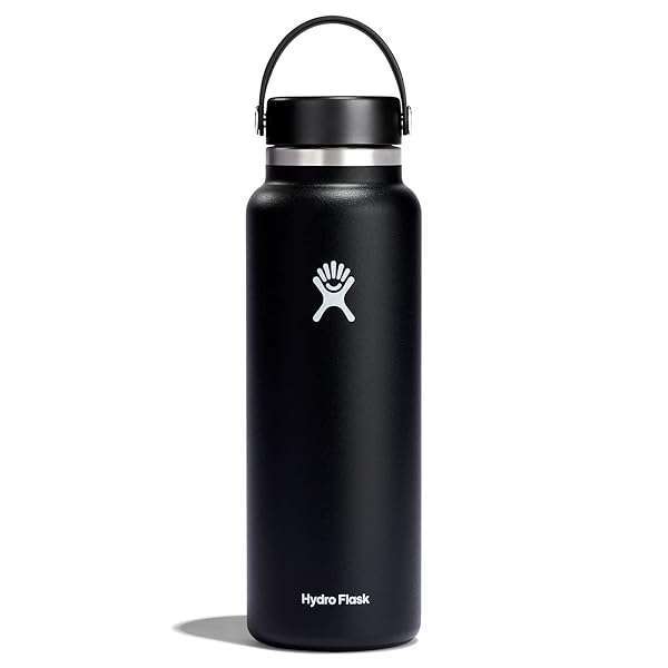 Hydro Flask Hydro Flask Wide Flex Cap Black 40 Oz - Durable, Leak-Proof & Stylish Water Bottle Accessory