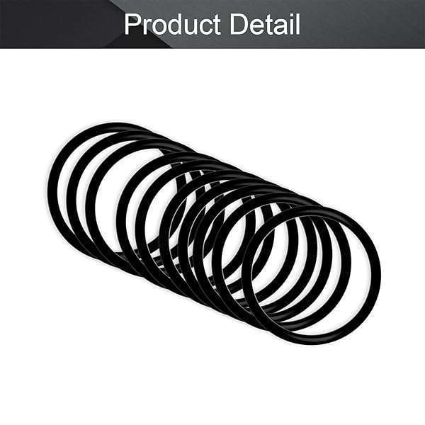 Othmro 10pcs Othmro Nitrile Rubber O-Rings - 5mm Wire Dia, 100mm OD for Oil & Air Sealing | Ideal for Plumbing & Car Repair - View 6 of 8