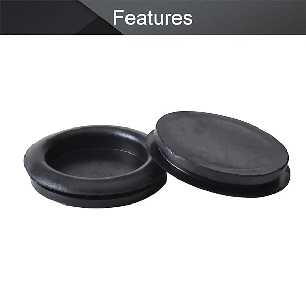 Fielect Fielect 10Pcs 32mm Rubber Grommets Oil Resistant for Wiring Cable Black Durable Mounting Solution - View 3 of 7