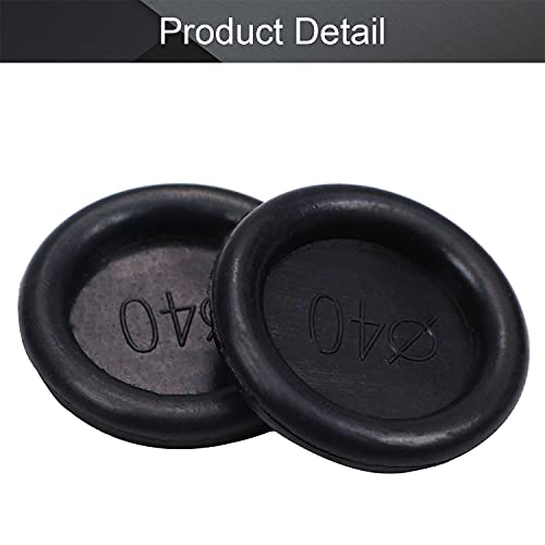 Fielect Fielect 10Pcs Rubber Grommet Wire Protector 40mm Oil Resistant Black Grommets for Wiring and Mounting - View 3 of 6