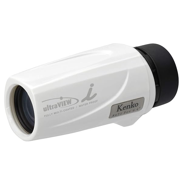 Kenko 230008 Ultra View I Monocular 8x21 - Waterproof, Fully Multi-Coated, Compact & High-Quality Optics