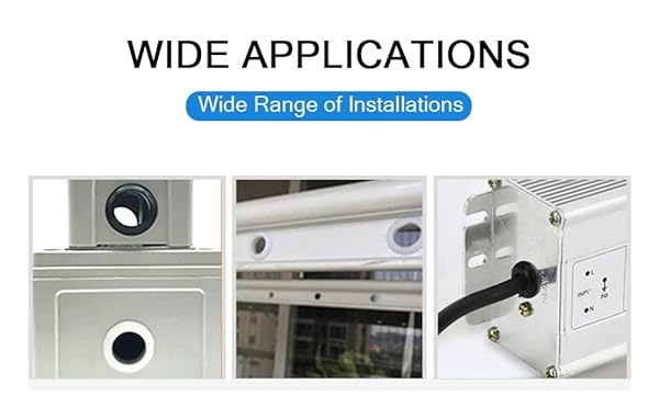 Fielect Fielect 500Pcs Rubber Grommet 20mm Inner Dia Oil Resistant for Wiring Cable White - View 6 of 7