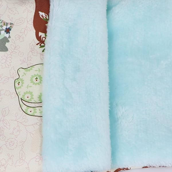 Wontee Wontee Small Pet Sleeping Pouch Warm Bed for Hamsters Hedgehogs Sugar Gliders Squirrels M Pink Cat - View 6 of 7