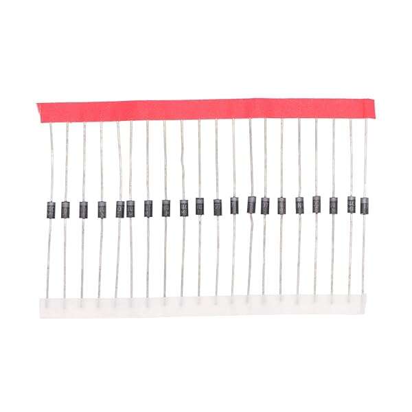 100PCS 1N4007 Rectifier Diodes - 1A 1000V DO-41 Axial - High-Quality Components for Reliable Performance